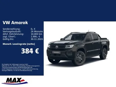 VW Volkswagen Amarok Dark Label 3.0 TDI 177 kW Bestellfahrzeug im Leasing von Null-Leasing
