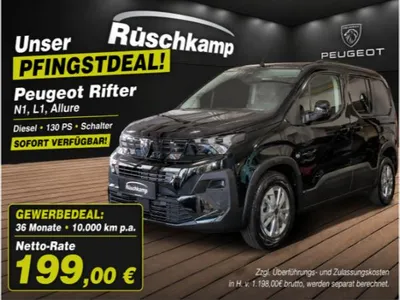 Peugeot Peugeot Rifter N1 L1 Allure 🔥PFINGSDEAL🔥Sofortverfügbar im Leasing von LeasingMarkt.de