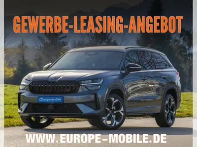 Skoda Skoda Kodiaq „GEWERBE“ RS TOP 2.0 TSI 195kW 4x4 DSG (UVP 66.009€) 7-SITZE/PANO/MATRIX/TRAILER/WINTER/360/CANTON/ im Leasing von LeasingMarkt.de