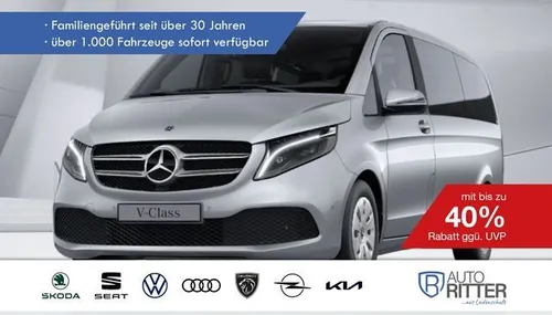 Mercedes Mercedes-Benz V 220 V-Klasse d lang 9G-TRONIC RWD Heckantrieb im Auto Abo von LeasingTime