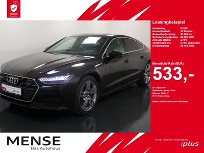 Audi Audi A7 Sportback 45 TDI quattro S tronic Matrix|AHK im Leasing von Null-Leasing