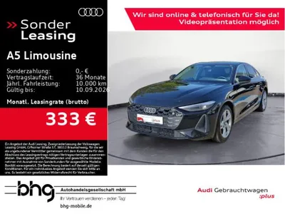 Audi Audi A5 Limousine TDI S tronic gültig ab dem 11.09.2026 im Leasing von LeasingMarkt.de