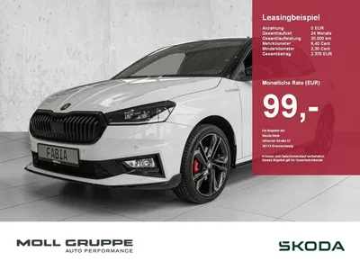 Skoda Skoda Fabia 1.5 TSI 130 Edition 2xKLIMA ACC AUT FLA im Leasing von Null-Leasing