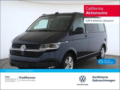 VW Volkswagen T6.1 California Coast DSG 4MOTION LED Bluetooth im Auto Abo von LeasingMarkt.de