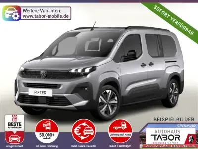 Peugeot Peugeot Rifter M1 AT GT L2 7-S Keyl Nav Kam 2xPDC ACC BT im Leasing von 9Drive
