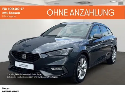 Seat Seat Leon Sportstourer FR TDI DSG AHK NAVI SITZHEIZUN im Leasing von Null-Leasing