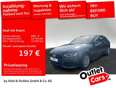 Audi Audi A4 Avant advanced 35 TDI B&O MATRIX NAVI+ SHZ im Leasing von Null-Leasing