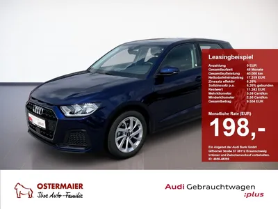 Audi Audi A1 Sportback ADVANCED 25 TFSI DIGITAL.PHONE-INTE im Leasing von Null-Leasing