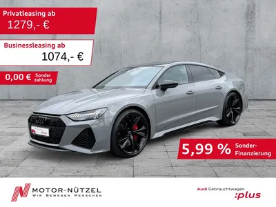Audi Audi RS 7 Sportback TFSI QU MATRIX+HuD+B&O+PANO+360° im Leasing von Null-Leasing