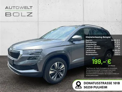 Skoda Skoda Karoq 1.5 TSI Balance ACC NAVI MATRIX-LED AHK im Leasing von Null-Leasing