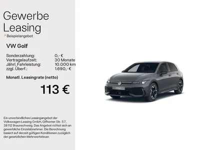 VW Volkswagen Golf 1.5 eTSI DSG R-Line IQ.LIGHT*SHZ*Area View im Leasing von Null-Leasing