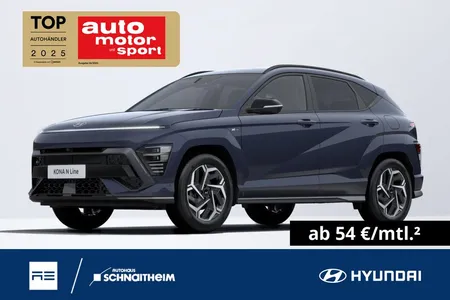 Hyundai Hyundai KONA SX2 N Line 150 PS DCT 2WD Ass-P, El. Heck im Leasing von Null-Leasing