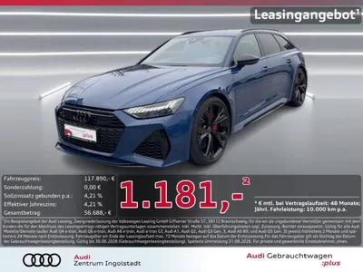 Audi Audi RS6 Avant performance qu Massage LASER DRC 22 im Leasing von LeasingMarkt.de