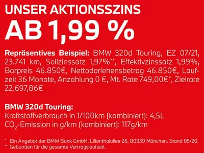 BMW BMW 520d Tour M Sport Leas. ab 439 oA AHK StHz 20" im Leasing von Null-Leasing