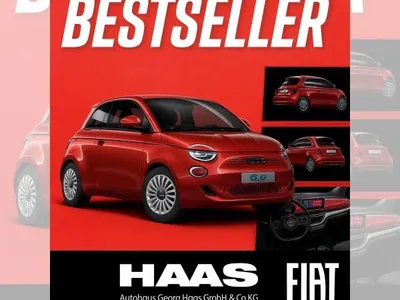 Fiat Fiat 500e 🔥 BESTSELLER: Elektro (RED) 🚗⚡ – großer Akku 🔋🔝 CarPlay & vieles mehr! ❤️ im Auto Abo von LeasingMarkt.de