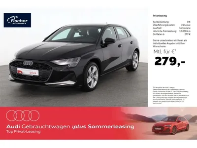 Audi AUDI A3 Sportback 35 TDI advanced HUD/SONOS/NAV/RFK im Auto Abo von Null-Leasing