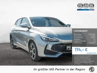 MG MG 3 1.5 ICE Comfort KLIMA PDC RÜCKFAHRKAMERA NAVI im Leasing von Null-Leasing