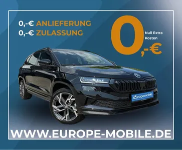 Skoda Skoda Karoq SPORTLINE  2.0 TSI ACT 4x4 190 DSG (UVP 60.700€ /SOFORT) 5J.GARANTIE|MATRIX|PANO|AMUNDSEN|AHK|ASSIST im Auto Abo von LeasingTime