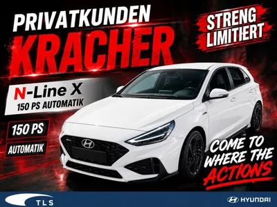 Hyundai Hyundai i30 N Line X MY26 *I30 Spezial* 150PS Automatik Atlas Weiss nur 5 Stück im Leasing von LeasingMarkt.de