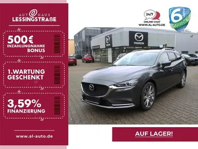 Mazda Mazda 6 SKYACTIV-G 194 Aut. EXCLUSIVE NAVI 360°M im Auto Abo von LeasingMarkt.de