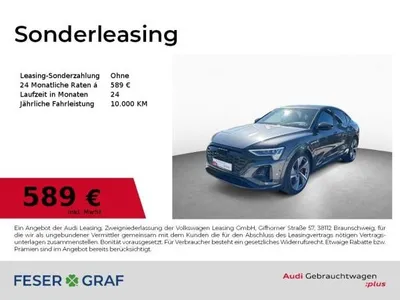 Audi Audi Q8 e-tron Spb. qu. - 2 x S line - KAMERA - AHK im Auto Abo von LeasingMarkt.de