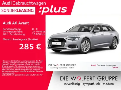 Audi Audi A6 Avant design 45 TFSI quattro S tronic ACC*AHK im Leasing von Null-Leasing