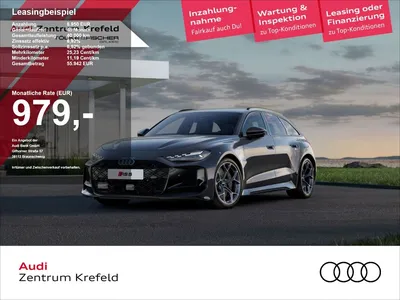 Audi Audi RS 5 Avant 470 kW tiptronic ACC AUT Kam. Navi im Leasing von Null-Leasing