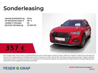 Audi Audi Q3 40 TFSI q. S line Int/LED/Navi/ACC/AHK/19 Zol im Auto Abo von LeasingMarkt.de