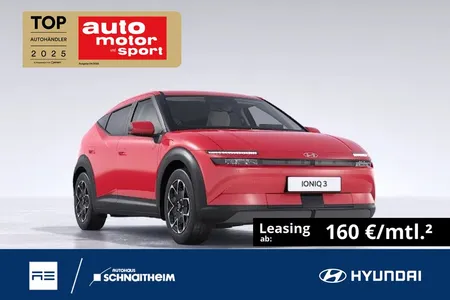 Hyundai Hyundai IONIQ 3 Trend 42 kWh Batterie 147PS im Leasing von Null-Leasing
