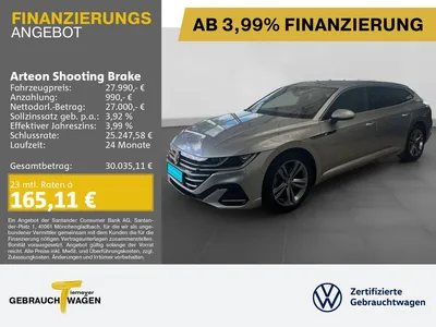 VW Volkswagen Arteon Shooting Brake 2.0 TDI 4M R-LINE ST.HEIZ im Leasing von Null-Leasing