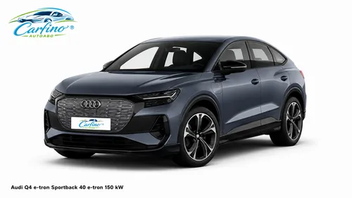 Audi Audi Q4 e-tron Sportback 40 e-tron 150 kW im Auto Abo von Carfino