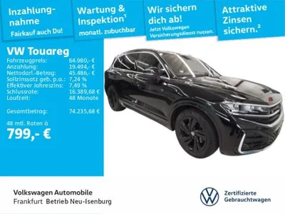 VW Volkswagen Touareg 3.0 V6 TDI R-Line 4Motion Navi AHK IQ.LIGHT - HD-Matrix-Scheinwerfer DAB+ im Auto Abo von LeasingMarkt.de