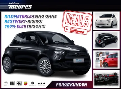 Fiat FIAT 500 Elektro (RED) Limousine 23,8 kWh !!!KILOMETERLEASING OHNE RESTWERTRISIKO!!! im Auto Abo von Null-Leasing