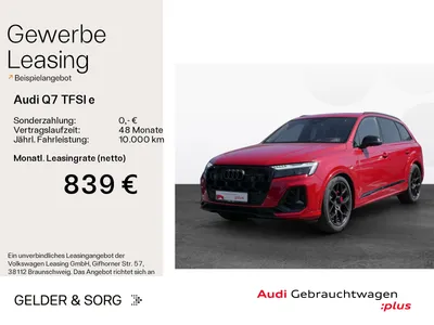 Audi AUDI Q7 TFSI e 60 qu. S line Exclusive*Massage*Pano im Auto Abo von Null-Leasing
