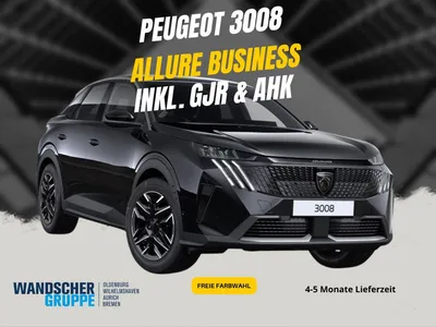 Peugeot Peugeot 3008 Hybrid Allure Business inkl. GJR & AHK im Auto Abo von Mobile.de