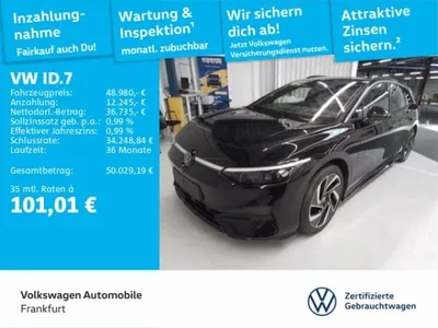 VW Volkswagen ID.7 Tourer Pro Navi AHK IQ.LIGHT - LED-Matrix-Scheinwerfer DAB+ im Auto Abo von LeasingTime