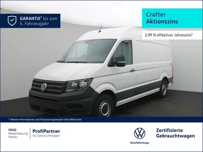 VW Volkswagen Crafter Kasten Mittel Vorb. AHK Klima Kamera im Leasing von Null-Leasing