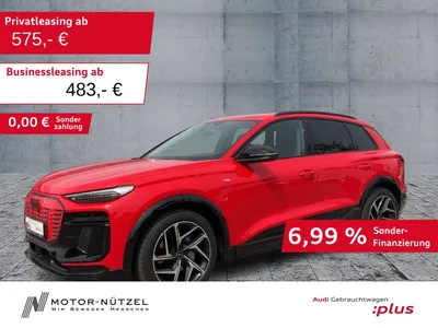 Audi Audi Q6 e-tron QU S-LINE MATRIX+AIR+HuD+B&O+PANO+AHK im Leasing von Null-Leasing