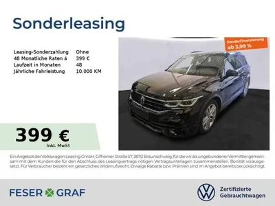 VW Volkswagen Tiguan R 2.0 TSI DSG Navi LEDER AHK Kamera LED S im Auto Abo von LeasingMarkt.de