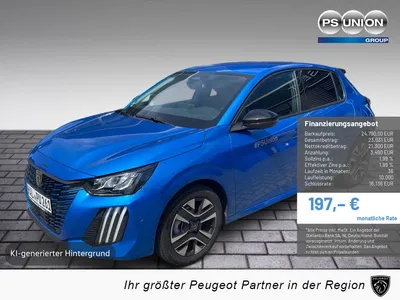 Peugeot Peugeot 208 1.2 Hybrid 110 Allure e-DSC6 KAMERA NAVI LED im Leasing von Null-Leasing