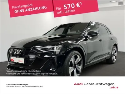 Audi Audi e-tron 55 quattro S line MATRIX NAV B&O ACC LEDE im Leasing von Null-Leasing