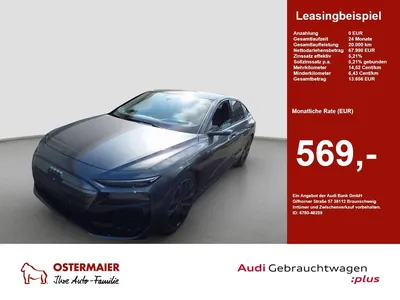 Audi Audi A6 Sportback e-tron S-LINE EDITION ONE GREY NP:1 im Leasing von Null-Leasing