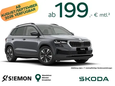 Skoda Skoda Skoda Karoq Tour 1.0l TSI 85kW elektr. Heckklappe | Privat-Deal mit Top-Ausstattung im Auto Abo von 9Drive