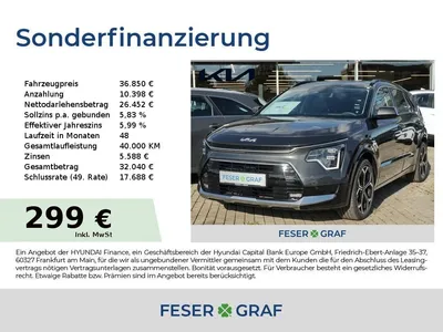 Kia Kia Niro 1.6 HEV 129 DCT SPIRIT 18Z TECHNIK REX GD im Auto Abo von Mobile.de