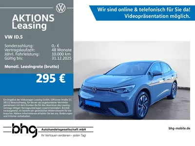 VW Volkswagen ID.5 Pro Assistenzpaket Komfortpaket Navi AirCar im Auto Abo von Mobile.de