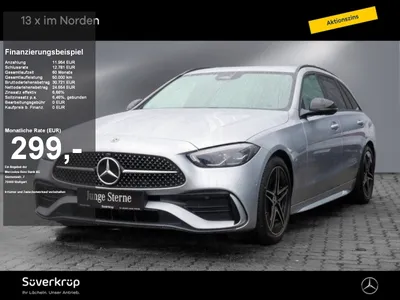 Mercedes MERCEDES-BENZ C 180 T , AMG NIGHT KAMERA SPUR PDC SHZ im Auto Abo von Null-Leasing