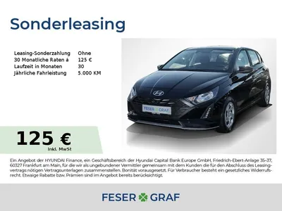 Hyundai Hyundai i20 SELECT & FUNKTIONSPAKET NAVI KLIMA KAMERA im Auto Abo von Null-Leasing