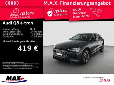 Audi Audi Q8 e-tron 50 QUATTRO S LINE +MATRIX+REMOTE+360°+ im Auto Abo von LeasingMarkt.de