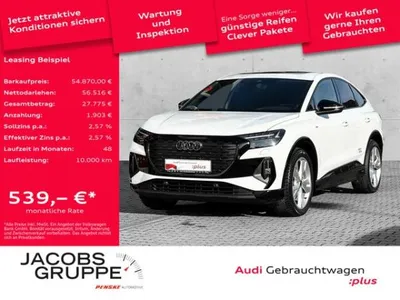 Audi Audi Q4 e-tron 45 e-tron edition S line Sportback Black+/Pano im Leasing von LeasingMarkt.de