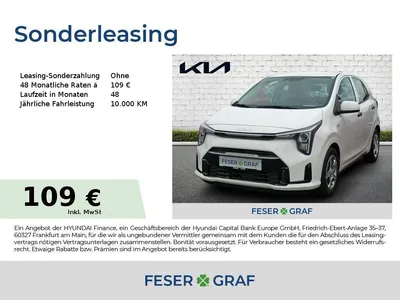 Kia Kia Picanto PE2 1.0 GDI CORE Navi Klima Tempomat PDC im Leasing von Null-Leasing
